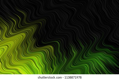 Dark Blue, Yellow vector template with liquid shapes. Colorful illustration in abstract marble style with gradient. The elegant pattern for brand book.