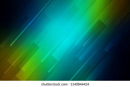 Dark Blue, Yellow vector template with repeated sticks. Glitter abstract illustration with colored sticks. Pattern for your busines websites.