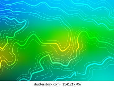 Dark Blue, Yellow vector template with repeated sticks. Decorative shining illustration with lines on abstract template. Best design for your ad, poster, banner.