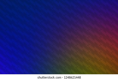 Dark Blue, Yellow vector template with repeated sticks. Lines on blurred abstract background with gradient. Pattern for ad, booklets, leaflets.