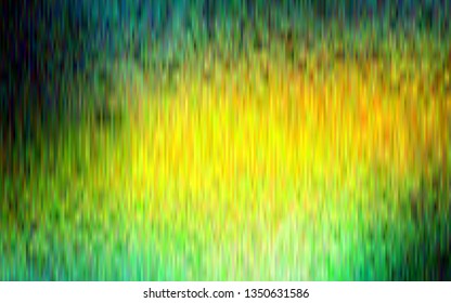 Dark Blue, Yellow vector template with repeated sticks. Decorative shining illustration with lines on abstract template. Pattern for business booklets, leaflets.