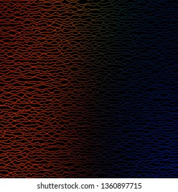 Dark Blue, Yellow vector template with curved lines. Brand new colorful illustration with bent lines. Smart design for your promotions.