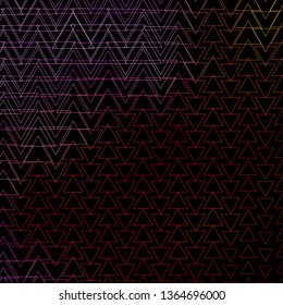 Dark Blue, Yellow vector template with lines, triangles. Colorful illustration with triangles in simple style. Design for your promotions.