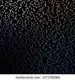 Dark Blue, Yellow vector template with neon stars. Colorful illustration in abstract style with gradient stars. Design for your business promotion.