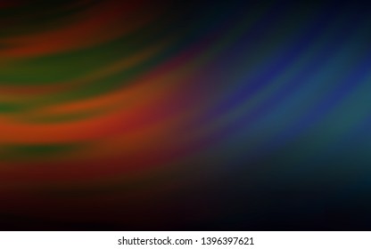 Dark Blue, Yellow vector template with lines. Glitter abstract illustration with wry lines. A completely new template for your design.