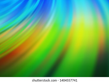 Dark Blue, Yellow vector template with bubble shapes. A completely new color illustration in marble style. Marble style for your business design.