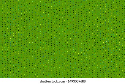 Dark Blue, Yellow vector template with circles. Blurred decorative design in abstract style with bubbles. Design for posters, banners.