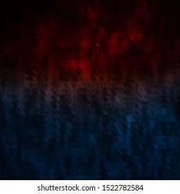 Dark Blue, Yellow vector template with lines, triangles. Colorful illustration with triangles in simple style. Pattern for commercials.