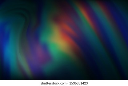 Dark Blue, Yellow vector template with wry lines. A shining illustration, which consists of curved lines. A new texture for your  ad, booklets, leaflets.
