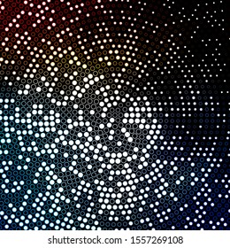 Dark Blue, Yellow vector template with circles. Abstract illustration with colorful spots in nature style. Pattern for business ads.