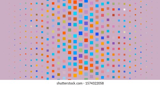 Dark Blue, Yellow vector template with rectangles. New abstract illustration with rectangular shapes. Design for your business promotion.
