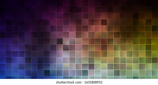 Dark Blue, Yellow vector template with rectangles. Modern design with rectangles in abstract style. Modern template for your landing page.
