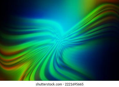 Azul oscuro, plantilla de vector amarillo con líneas. Ilustración colorida completamente nueva en un estilo sencillo. Nueva composición para tu libro de marcas.