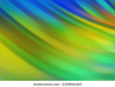 Dark Blue, Yellow vector template with bubble shapes. Creative geometric illustration in marble style with gradient. The best blurred design for your business.