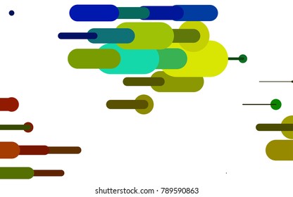 Dark Blue, Yellow vector template with repeated sticks. Capsules on blurred abstract background with gradient. Smart design for your business advert.