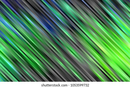 Dark Blue, Yellow vector texture with colored lines. Decorative shining illustration with lines on abstract template. The template can be used as a background.