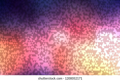 Dark Blue, Yellow vector texture in triangular style. Decorative design in abstract style with triangles. Best design for your ad, poster, banner.