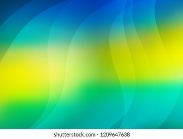 Dark Blue, Yellow vector texture with colored lines. Decorative shining illustration with lines on abstract template. The pattern can be used for busines ad, booklets, leaflets