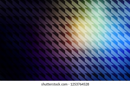 Dark Blue, Yellow vector texture with colored lines. Modern geometrical abstract illustration with Lines. Best design for your ad, poster, banner.
