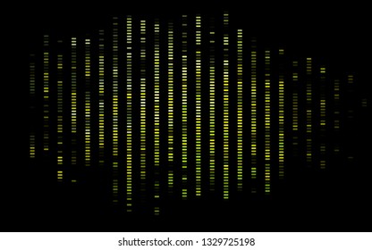 Dark Blue, Yellow vector texture with colored lines. Glitter abstract illustration with colored sticks. Pattern for business booklets, leaflets.