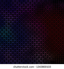 Dark Blue, Yellow vector texture with lines, triangles. Modern gradient illustration with colorful triangles. Pattern for booklets, leaflets