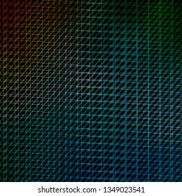 Dark Blue, Yellow vector texture with lines. Gradient illustration with straight lines in abstract style. Best design for your posters, banners.