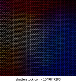 Dark Blue, Yellow vector texture with lines. Geometric abstract illustration with blurred lines. Pattern for ads, commercials.