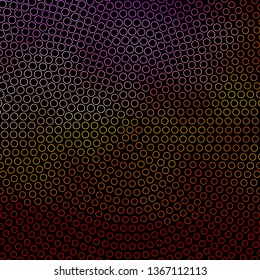 Dark Blue, Yellow vector texture with circles. Abstract colorful disks on simple gradient background. Pattern for booklets, leaflets.