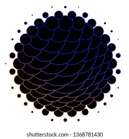 Dark Blue, Yellow vector texture with circles. Illustration with set of shining colorful abstract spheres. Pattern for booklets, leaflets.