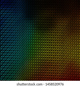 Dark Blue, Yellow vector texture with lines. Geometric abstract illustration with blurred lines. Smart design for your promotions.