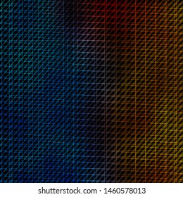 Dark Blue, Yellow vector texture with lines. Gradient abstract design in simple style with sharp lines. Pattern for websites, landing pages.