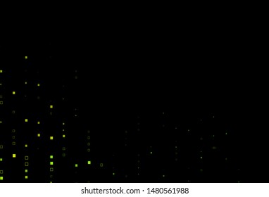Dark Blue, Yellow vector texture with rectangular style. Abstract gradient illustration with rectangles. Pattern for busines booklets, leaflets.