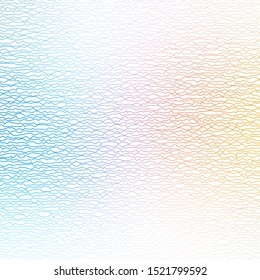 Dark Blue, Yellow vector texture with wry lines. Abstract illustration with bandy gradient lines. Design for your business promotion.