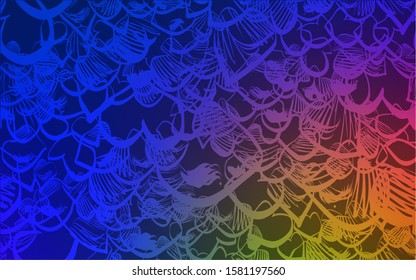Dark Blue, Yellow vector texture with lovely hearts. Illustration with hearts in love concept for valentine's day. Design for ad, poster, banner of Valentine Day.