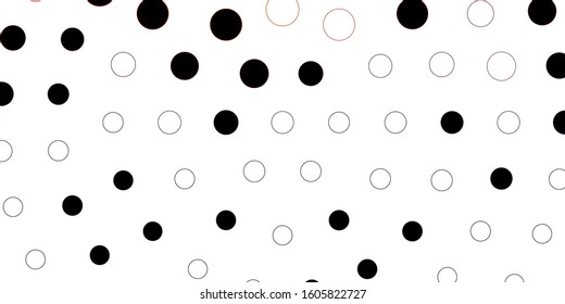Dark Blue, Yellow vector texture with disks. Colorful illustration with gradient dots in nature style. Pattern for wallpapers, curtains.