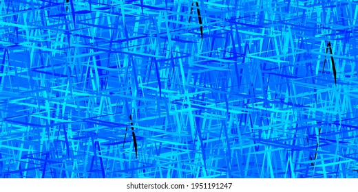 Dark Blue, Yellow vector texture with colored lines. Lines on blurred abstract background with gradient. Smart design for your business advert.