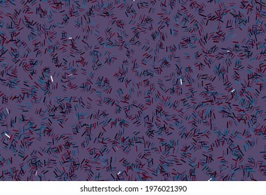 Dark blue, yellow vector texture with colorful lines. Shining colored illustration with narrow lines. Pattern for ads, posters, banners.