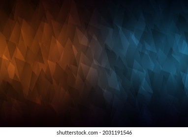 Dark Blue, Yellow vector texture in rectangular style. Rectangles on abstract background with colorful gradient. Best design for your ad, poster, banner.