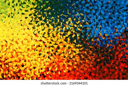 Dark Blue, Yellow vector texture with abstract forms. Simple colorful illustration with abstract gradient shapes. Modern design for your business card.