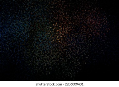 Dark Blue, Yellow vector texture with colored lines. Lines on blurred abstract background with gradient. Pattern for your busines websites.