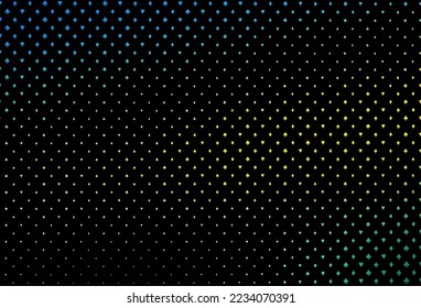 Dark blue, yellow vector texture with playing cards. Colorful gradient with signs of hearts, spades, clubs, diamonds. Smart design for your business advert of casinos.