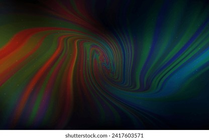 Dark Blue, Yellow vector texture with milky way stars. Shining illustration with sky stars on abstract template. Template for cosmic backgrounds.