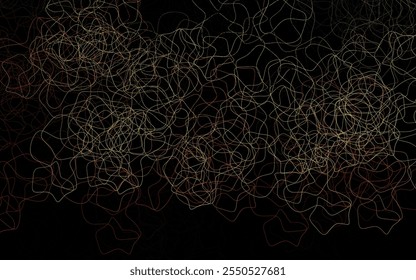 Dark Blue, Yellow vector texture with abstract forms. Decorative design in abstract style with random forms. Modern design for your business card.