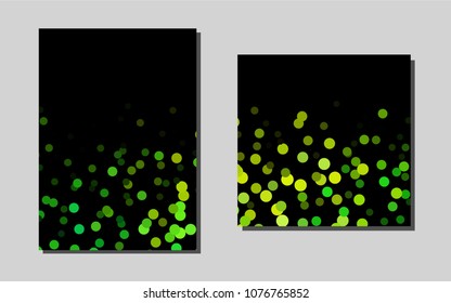 Dark Blue, Yellowvector template for landing pages. Beautiful colored sample in A4 size. The pattern can be used for any ad, booklets.