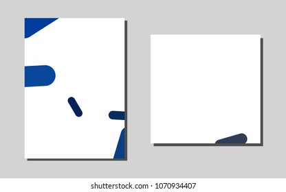 Dark BLUEvector background for presentations. Web interface on abstract background with colorful gradient. Pattern for ads, leaflets, labels of your business.
