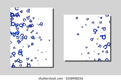 Dark BLUEvector banner for websites. Glitter abstract design concept with text box. New design for a poster, banner of your website.