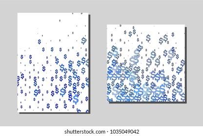 Dark BLUEvector banner for websites. Glitter abstract design concept with text box. Pattern for ads, leaflets, labels of your business.