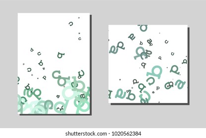 Dark BLUEvector pattern for posters. Abstract booklet on colored background with gradient. New design for a poster, banner of your website.