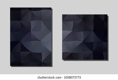 Dark BLUEvector pattern for posters. Beautiful colored sample in A4 size. Pattern for ads, leaflets, labels of your business.