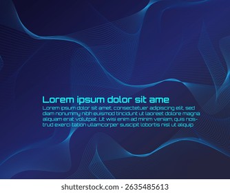 Fundo azul escuro, arte vetorial, fundo abstrato